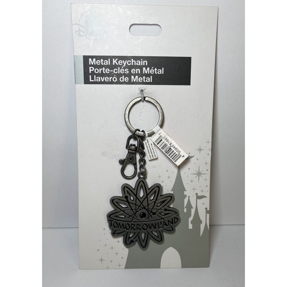 Disney Parks Tomorrowland Metal Keychain Collectible
